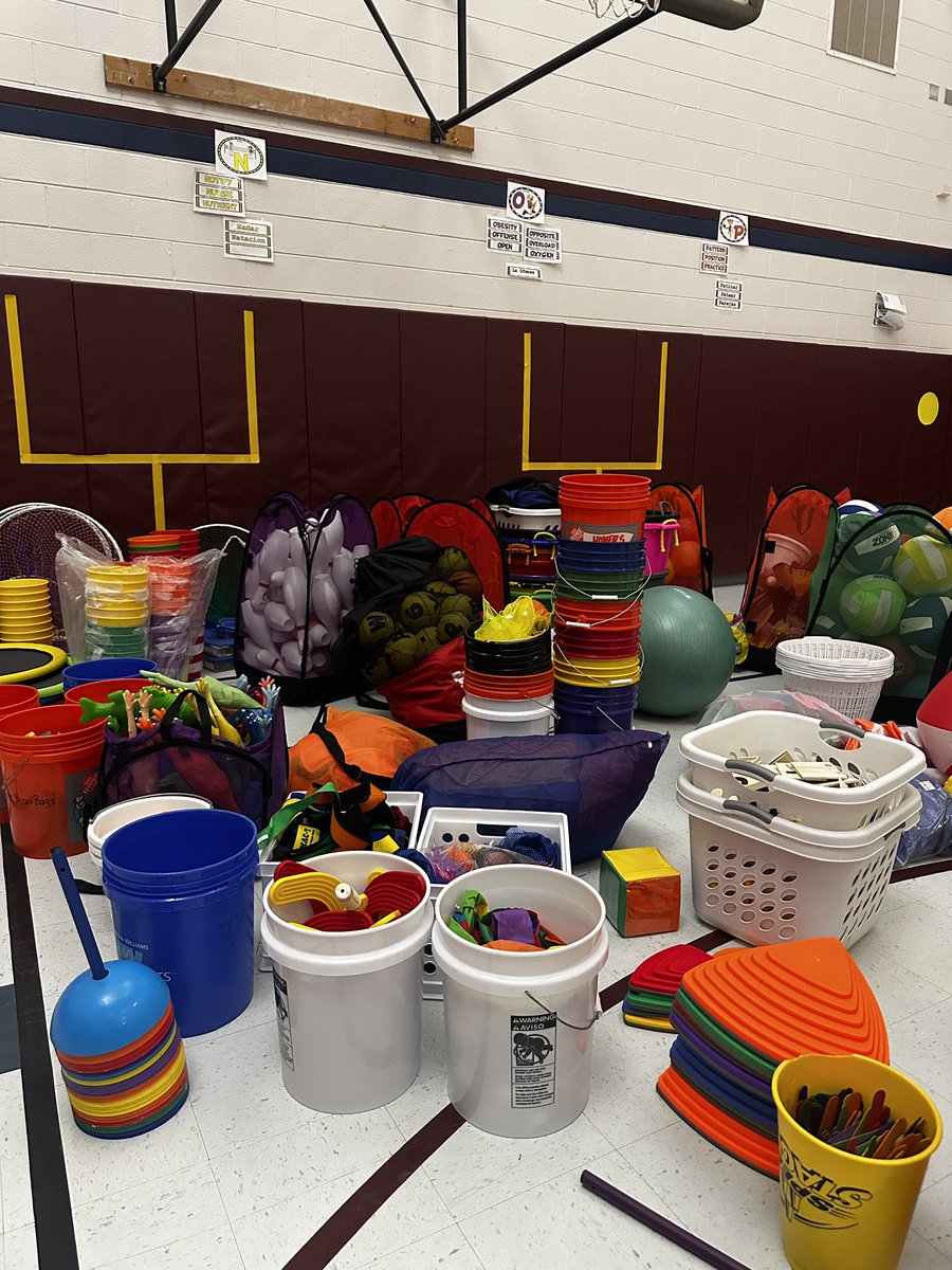 SpaceprimeX43's tweet photo. PD Day = no more avoiding the closet. Very blessed with all
of the equipment I have. Feeling accomplished #PE @IAHPERD @SHAPEAmerica https://t.co/pU2tAnG4Ml