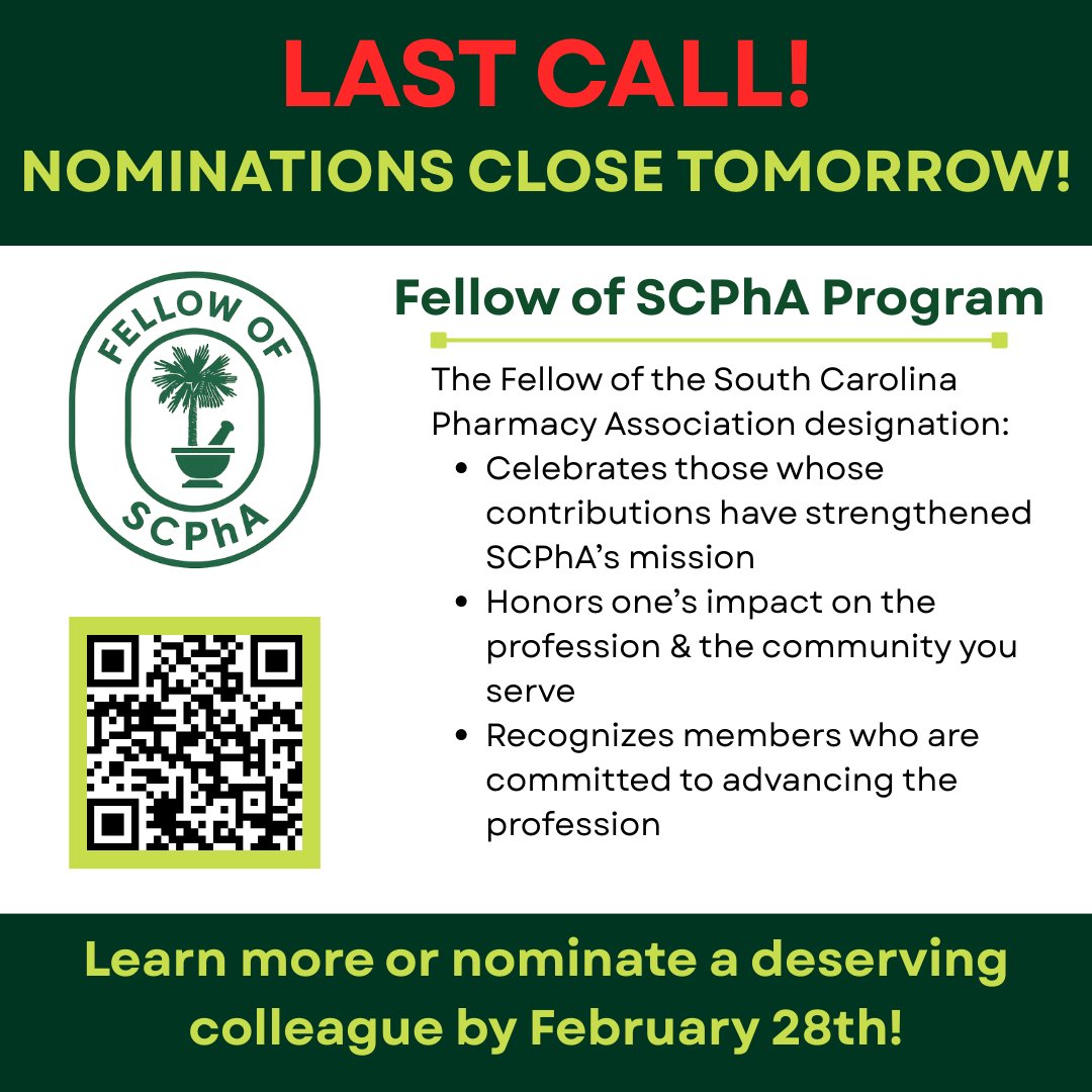 SC Pharmacy Association (SCPhA) tweet media