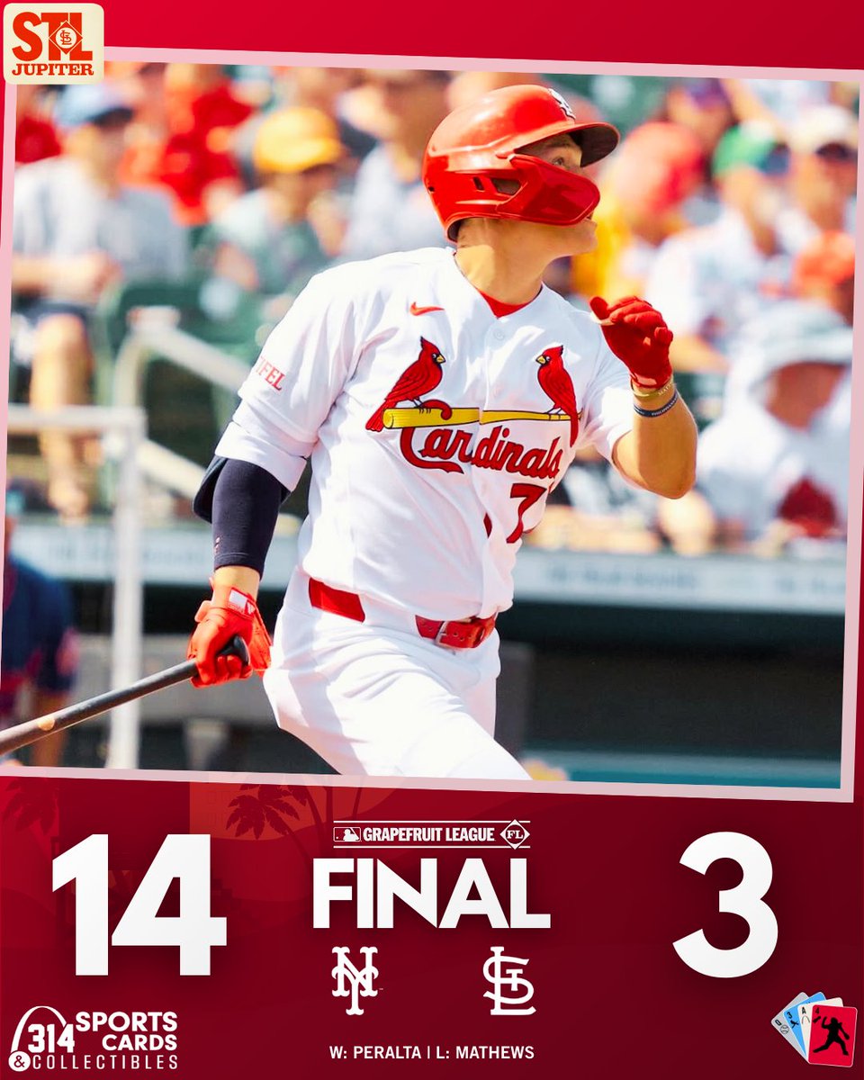 The Mets rout the Cardinals, but JJ Wetherholt hits his first Spring homer!