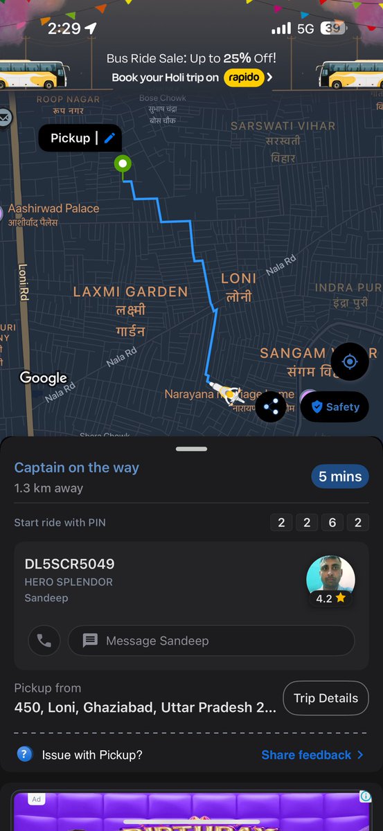 livereporting04's tweet photo. Repido 

आपको बताना हैl मेने एक बुकिंग की थी अभी मे आपके ड्राइवर का इन्तिज़ार कर रहा हु, परन्तु ना तो आपका ड्राइवर आरा हैl ओर ना वो बुकिंग कैंसिल कर रहा हु, महोदय अगर इतनी रात मैं, आपकी यह सर्विस है तो बहोत नुक्सान दायक काम हैl यह तो,  
@rapidobikeapp @RapidoCares @regards_rishi https://t.co/NsuYTfrozp