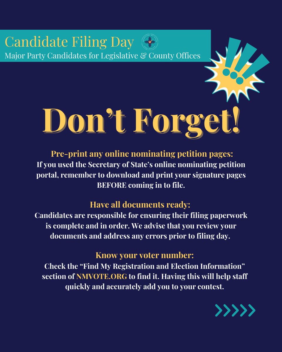 New Mexico Secretary of State tweet media