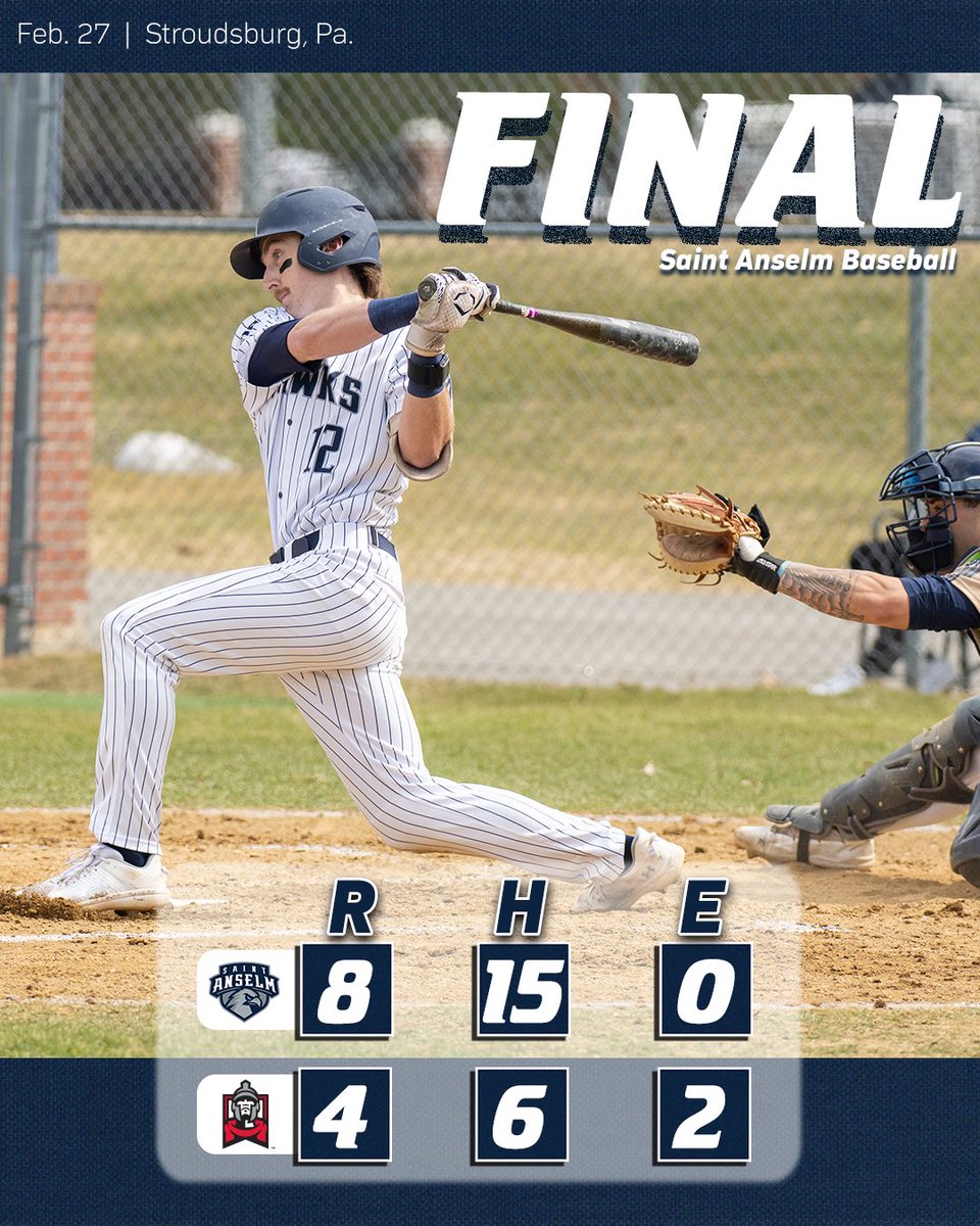 Saint Anselm College Baseball tweet media