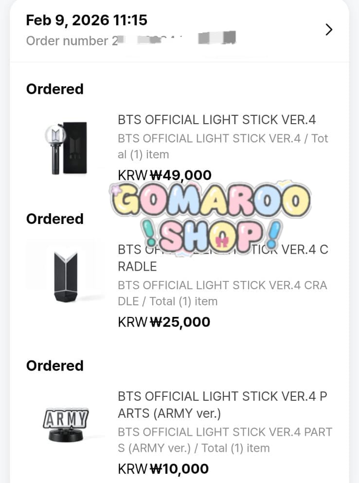Gomaroo Shop 🍀Go INA and Personal order tweet media