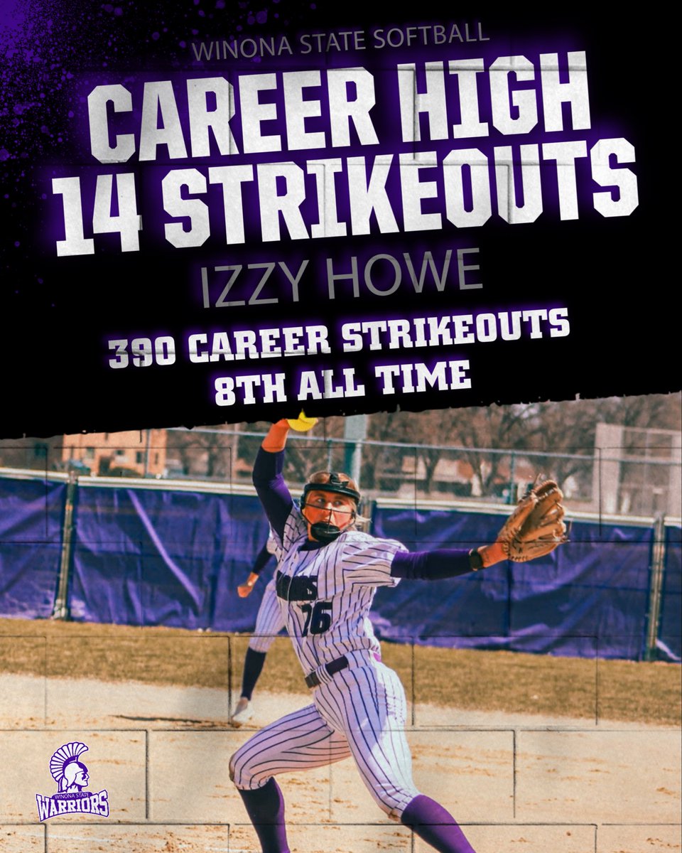 WinonaState Softball tweet media