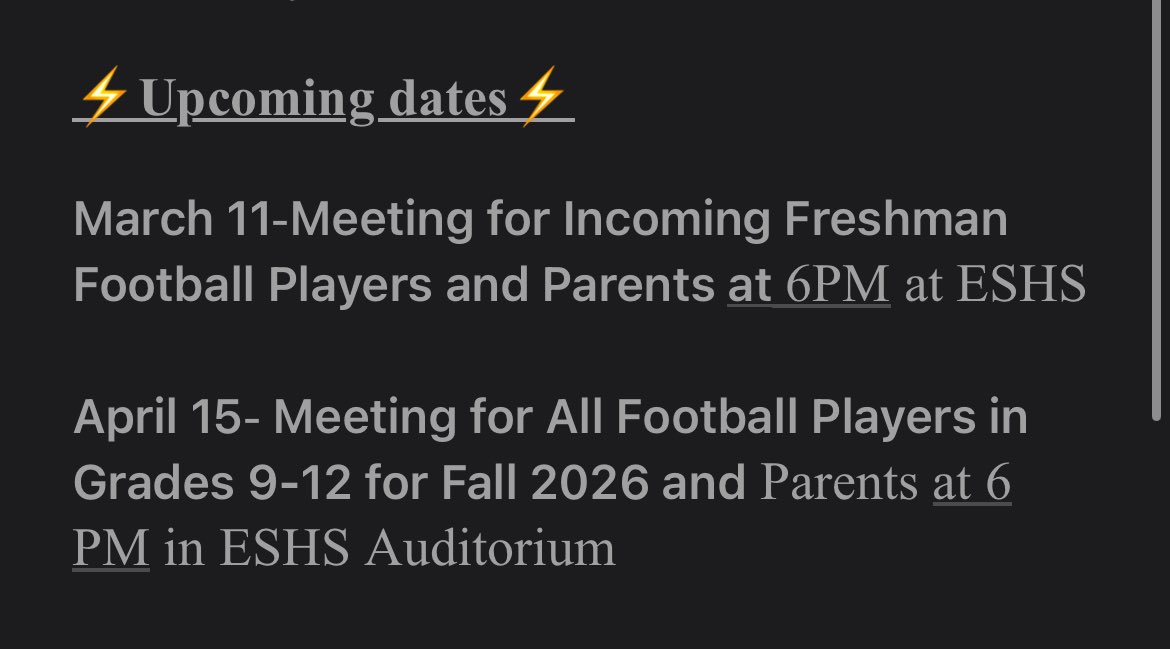 Elkhorn South Football Boosters tweet media