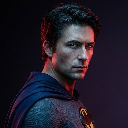 DCUAlert's tweet photo. Brandon Sklenar as Batman 🦇 https://t.co/gcal2AoRIS