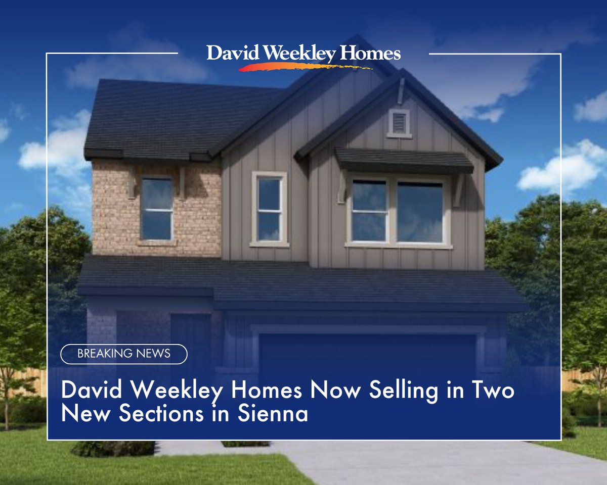 David Weekley Homes tweet media
