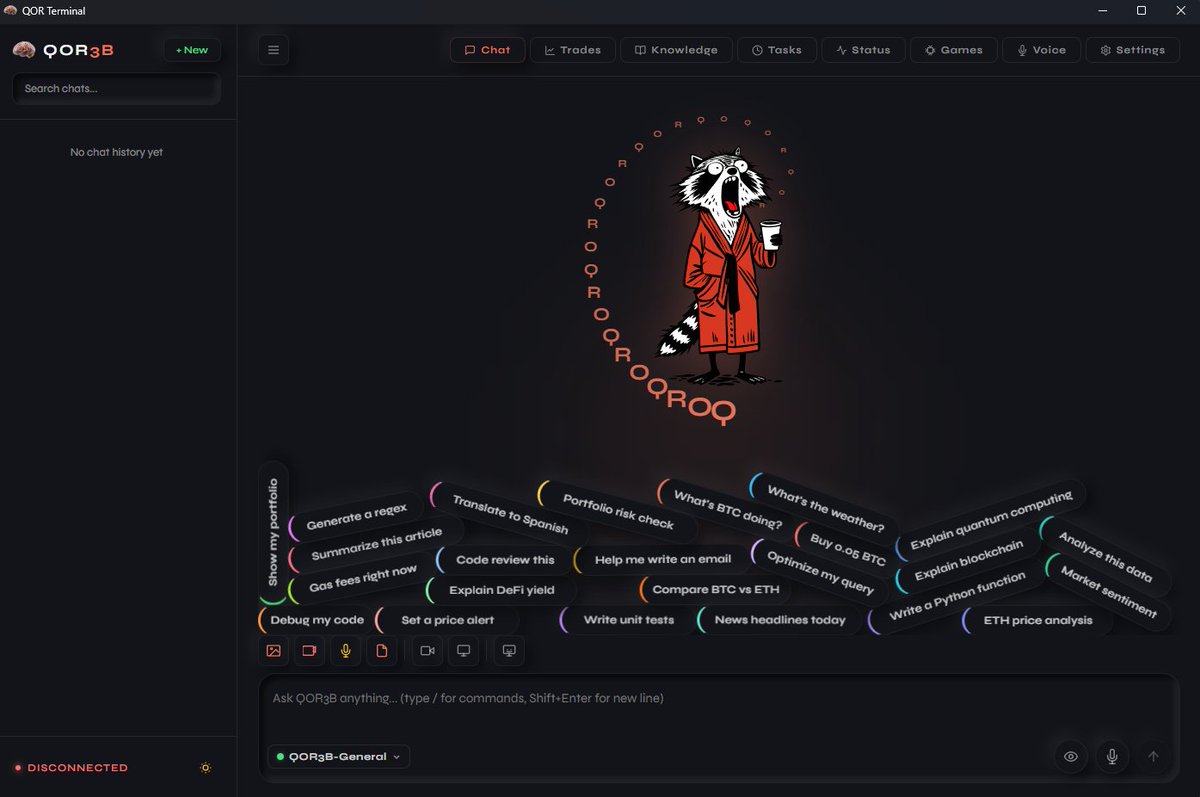 Qora_Net's tweet photo. An AI model in pure Rust.
No Python. No PyTorch. No TensorFlow. No C++ libraries.
Just Rust. From scratch.
LLM. TTS. Vision. All in one codebase.
It runs on your laptop. No GPU required. No API keys. No cloud.

👉 https://t.co/adaiKbukiF

This is just the beginning. 🔥
#Rust https://t.co/yaXYUNJqjI