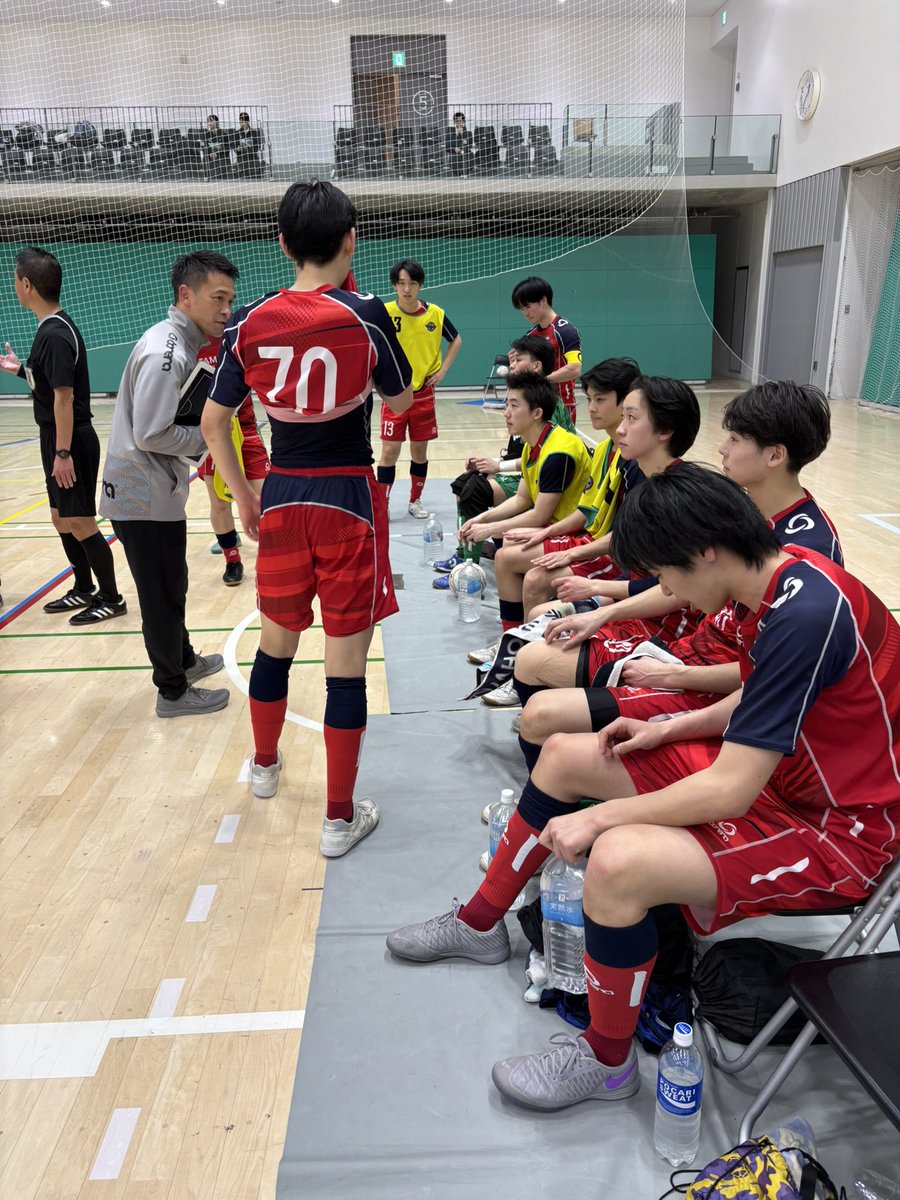 【試合結果】
全国大学フットサル新人戦 決勝戦
🆚大阪成蹊大学
前半 2-2
後半 1-0
合計 3-2 win!!

得点者✨️
No.40 中村徠亜×2
No.99 杉林海真
MVP🥇
No.14 柳田拓海

応援ありがとうございました🙌🏻✨️
優勝しました🏆
来シーズンに向けてまた頑張っていきます🔥