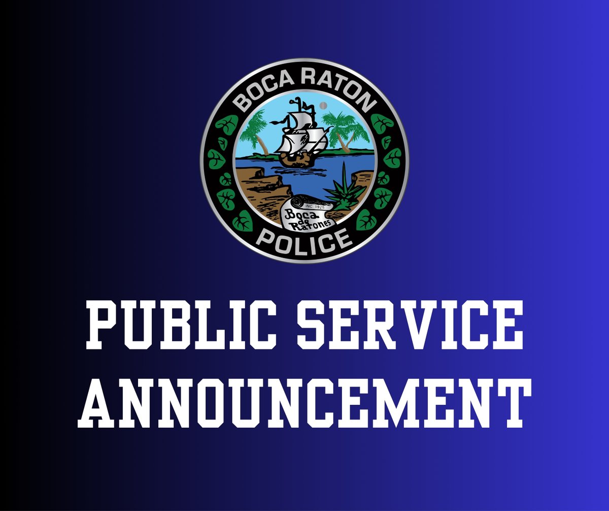 Boca Raton Police tweet media