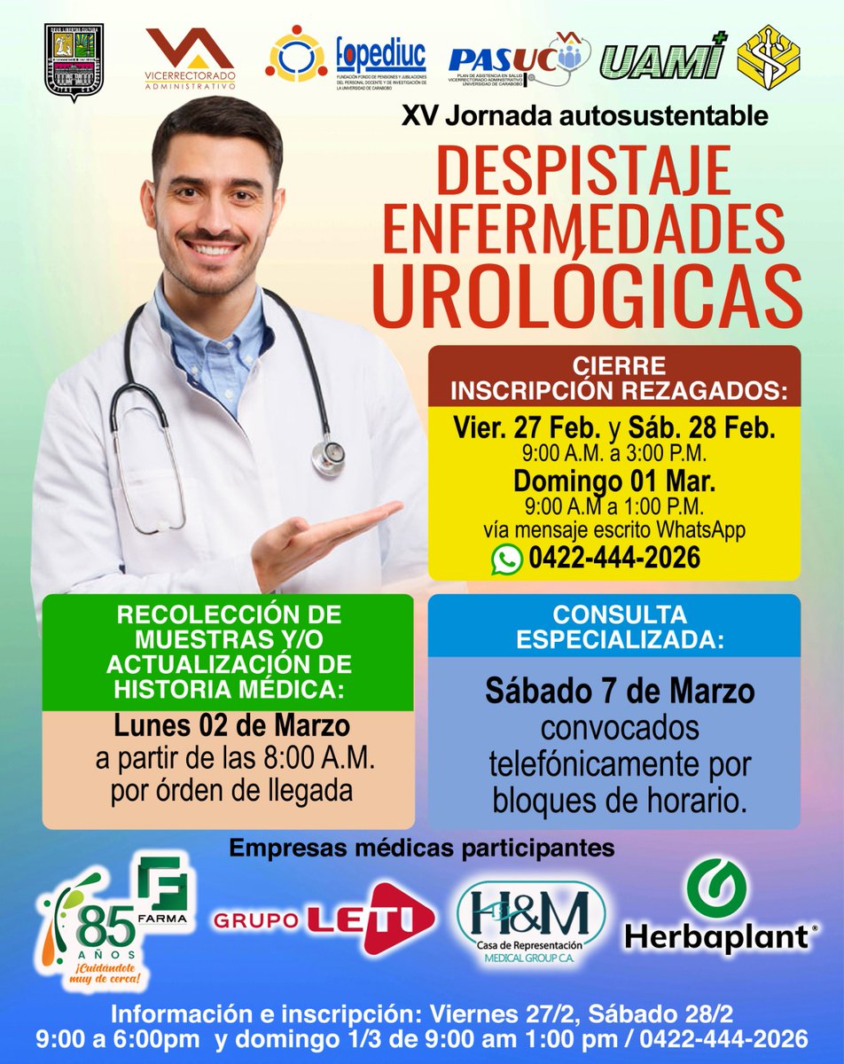 Para información e inscripción vía WhatsApp al 0422-4442026.