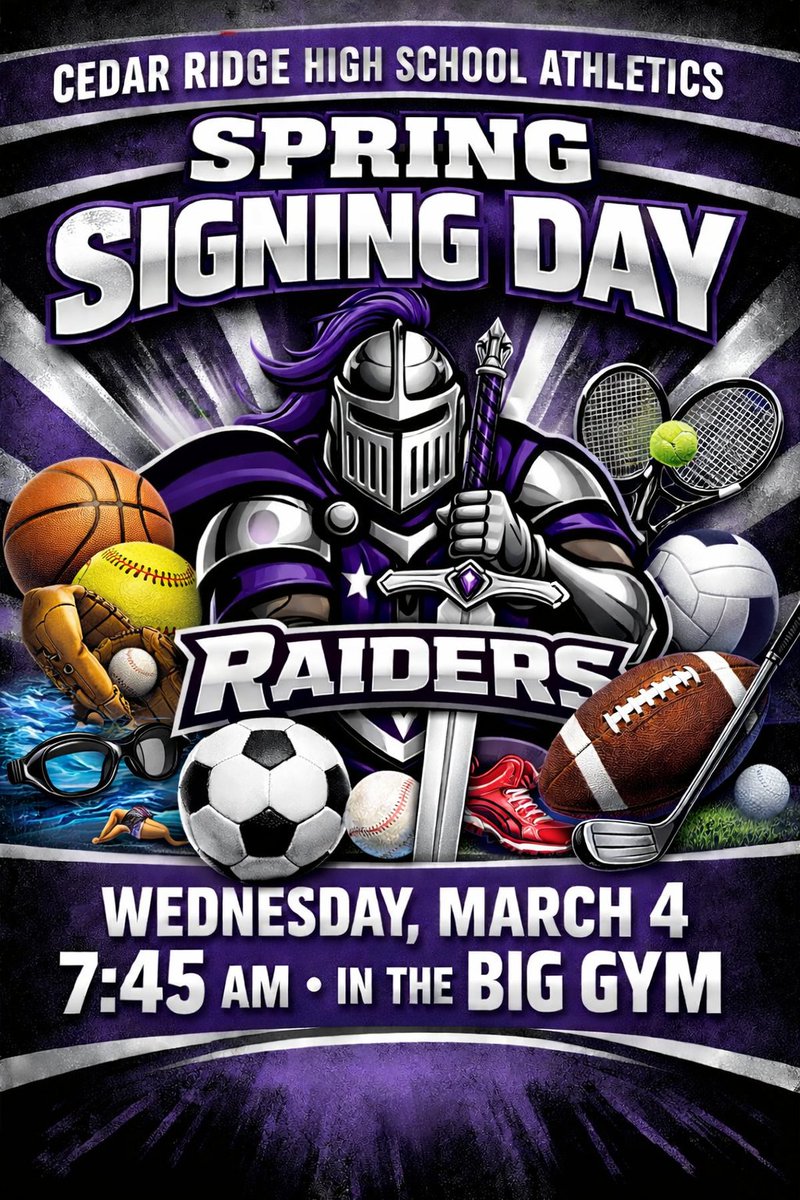 Cedar Ridge Football tweet media