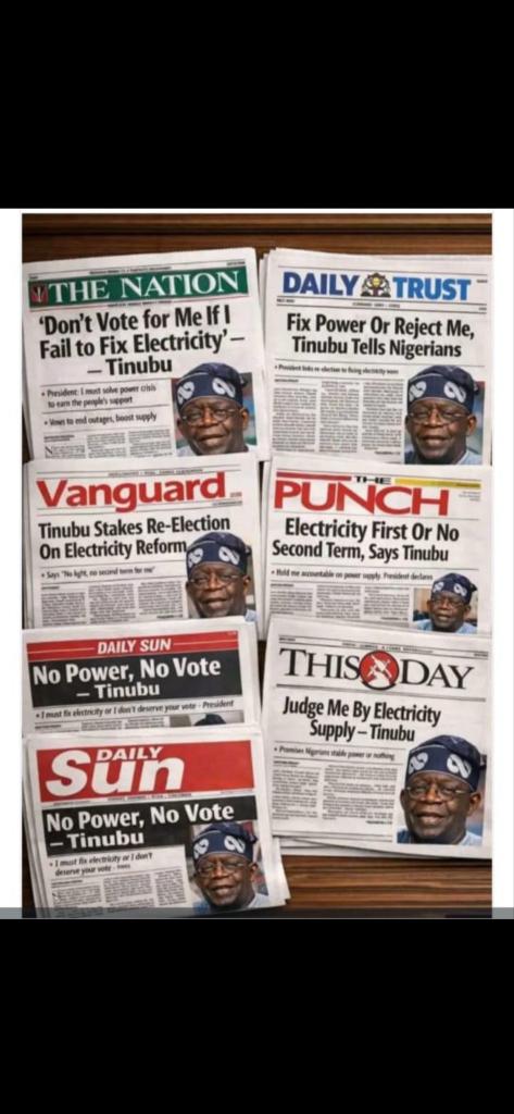 Nigerians if you've forgotten let me remind you, this was his words... 
Do accordingly, aiit!!!