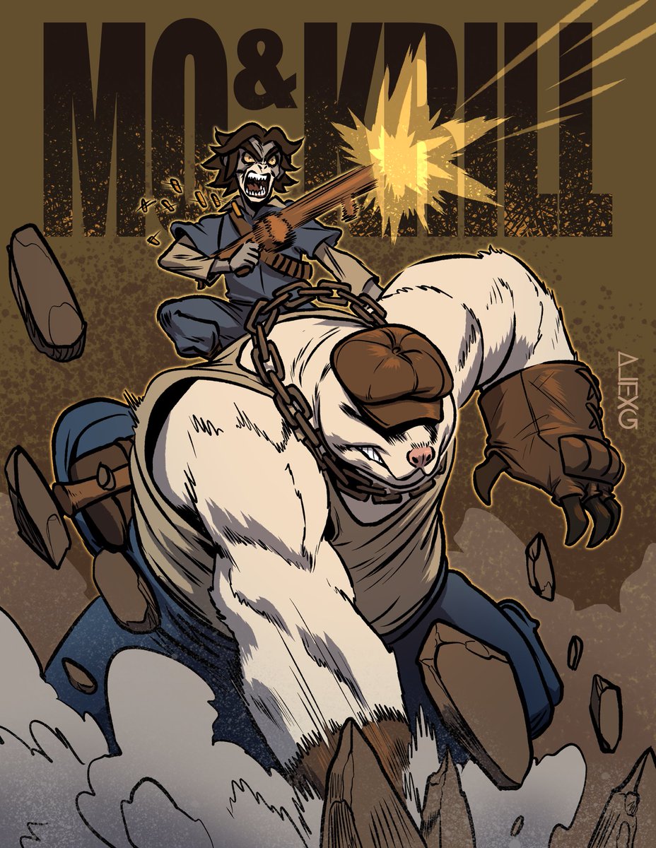 Been watching a lot of #deadlock streams… so here’s some #deadlockfanart I did for <a href="/jifferey/">JFJ🇺🇸</a> . Might do more