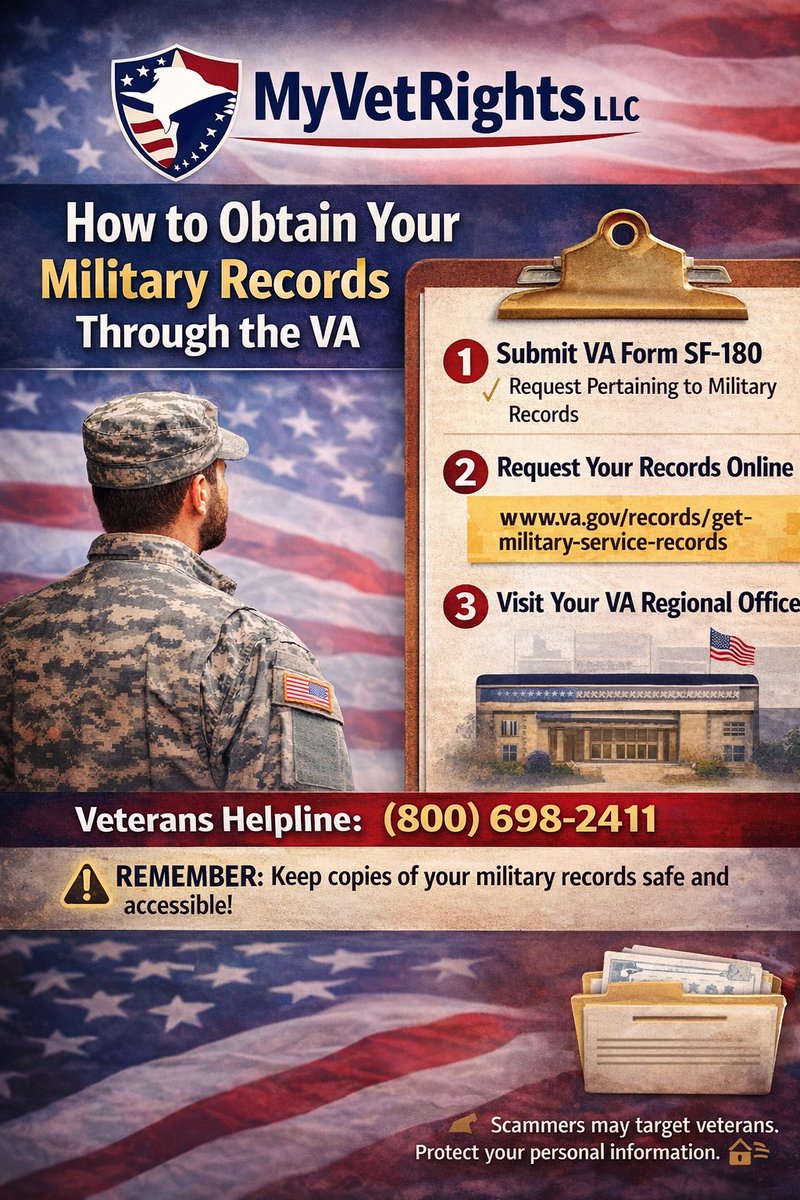 myvetrights's tweet photo. Veterans: Here’s How to Get Your Military Records https://t.co/ZRKqpFmEia