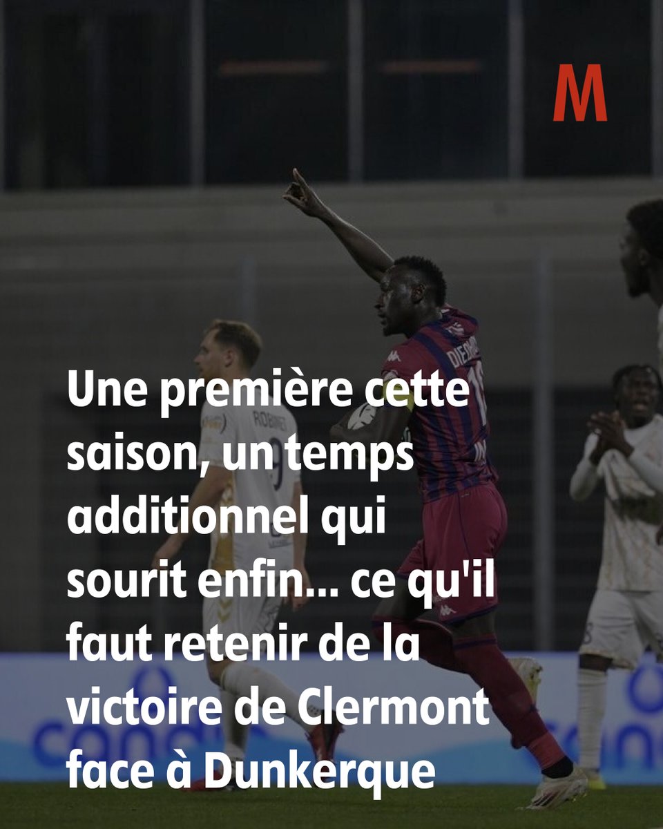 LaMontagne_TDS's tweet photo. Football | Ligue 2
Une première cette saison, un temps additionnel qui sourit enfin... ce qu'il faut retenir du succès de Clermont face à Dunkerque #CF63USLD
➡️ https://t.co/Qiya3nMhyC https://t.co/dzWe1Hjxpv