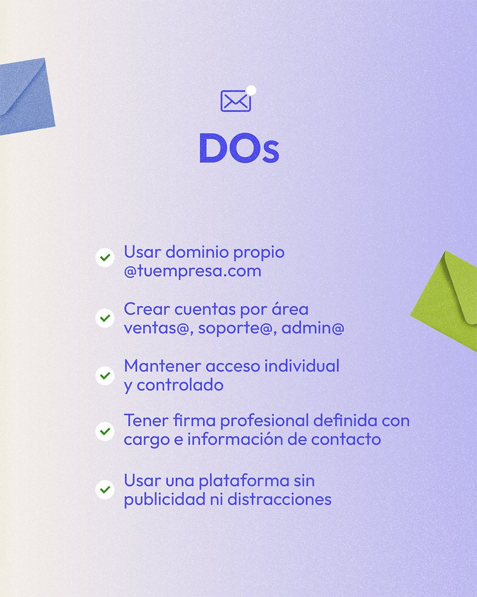 KlamaTech's tweet photo. ¿Tu correo todavía termina en @gmail o @hotmail.com? 😱
Usar correos genéricos puede hacer que tu negocio se vea informal y frenar su crecimiento.
Un dominio propio no es un lujo, es estrategia y credibilidad.
Escríbenos y maneja tu correo corporativo con Zoho Mail💬 https://t.co/XpSaatE721