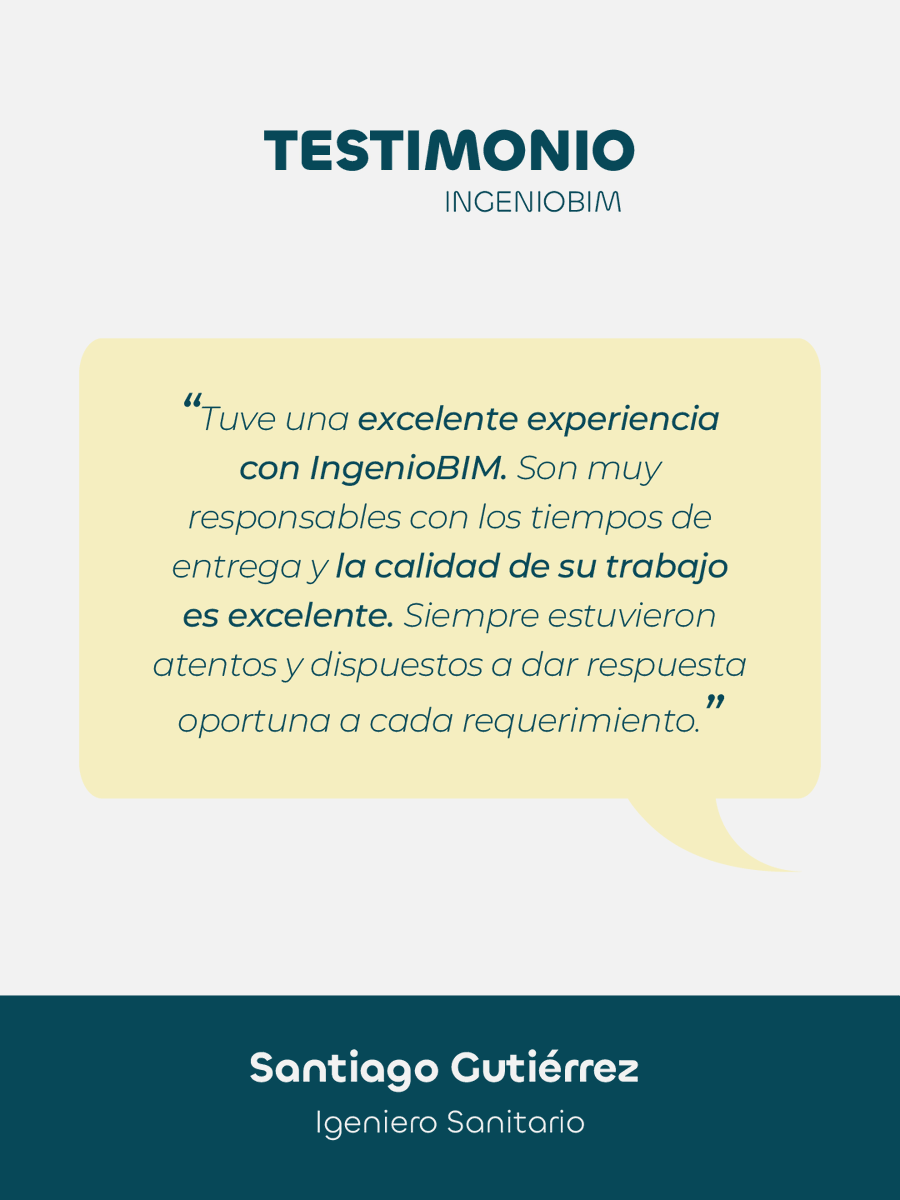 ingeniobim's tweet photo. No hay mejor carta de presentación que la experiencia de quienes han trabajado con nosotros.
Cada proyecto es un compromiso, y cada comentario es el reflejo de un proceso hecho con responsabilidad, orden y visión técnica.
#IngenioBIM #ClientesQueConfían #TestimoniosReales https://t.co/onbtOSrwVc