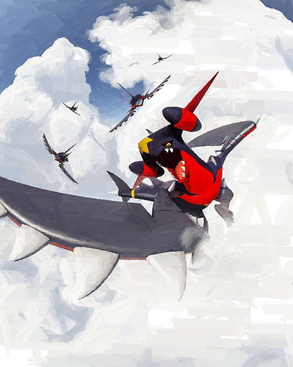 Mega Garchomp Z you are officially real

still cannot believe i created something this tuff 😭