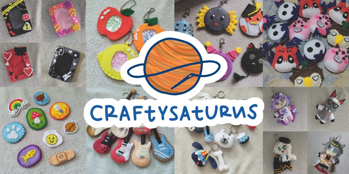 Hi I'm Saturns! A crafts hobbyist from Indonesia and I open to do any sewing/felt related project! ^^ feel free to DM me~ 🪡🤎

- craftysaturns.carrd.co
- instagram.com/craftysaturns