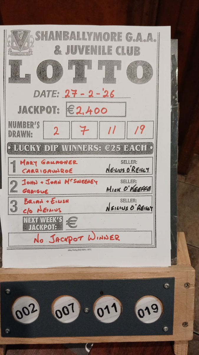 Shanballymore GAA tweet media