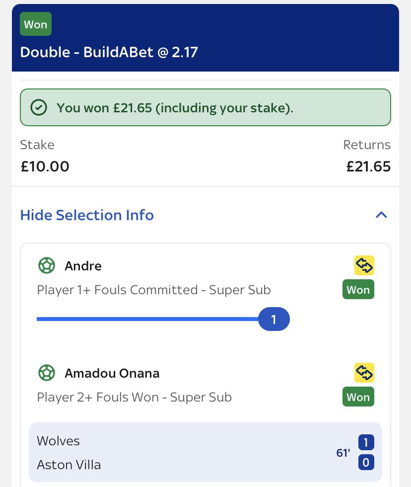 AndyRobsonTips's tweet photo. ✅ Absolutely nailed this earlier.

23 fouls already and there's likely a lot more to come too.

Let me know if you had a winner. I had this and Konsa 2+ fouls won @ EVS. https://t.co/PDVZKJ8u7e