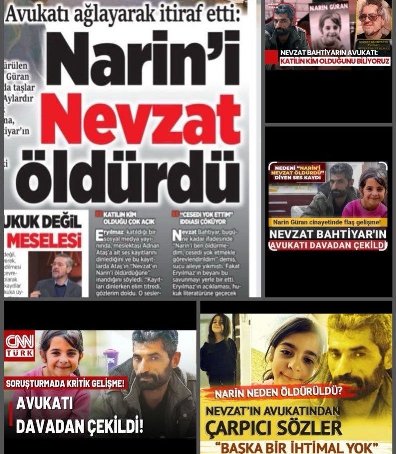 Alo Adalet
NARİNİN AİLESİ MASUMLAR

#BuMevzuKapanmayacak
#DelillernevzatDiyor DELİLLER
#NariniçinAdalet

(#12DevAdam #kizilcikşerbeti Hakan Şükür Pakistan Afganistan Galatasaray Liverpool doğuş otomotiv Fatih tekke #BIST1OO #FIBAWC batagow İran Amerika Bahçeli Erdoğan Özel)