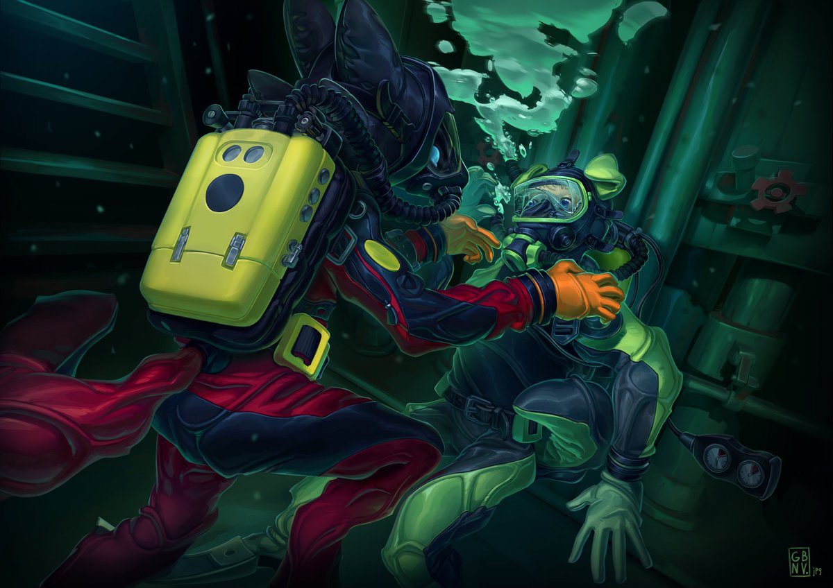 Looks like Moxxie's in trouble again with a ruptured hose, and we're deep in a wreck...

Hope I can help him hehe (I can't):3

Amazing comm with <a href="/JoshuaC59034548/">Call_Me_Moxx1e_</a>, done once again by <a href="/olliscurvae/">Broken pots</a>!