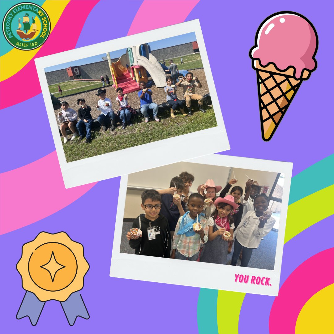 MissBWilliams7's tweet photo. The @PetroskyPirates 2nd grade students were over the moon to scoop up ice cream for nailing their reading assessment! Way to go! π¦π #AnchoredInSuccess #LearningCelebration #LiteracyGoals https://t.co/zGf6IpjsSa