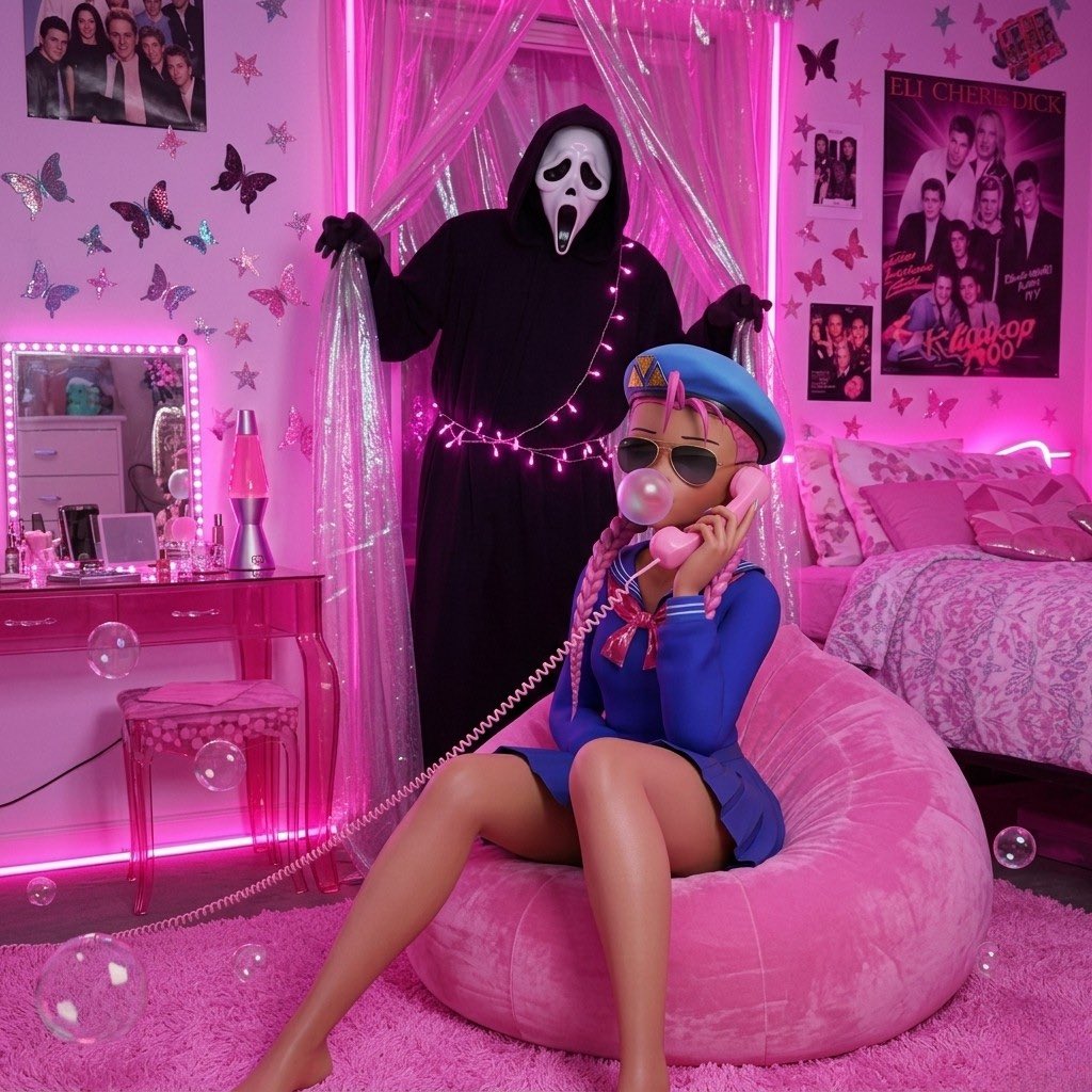 meta_goddess_'s tweet photo. Is #cloneX 19174 the final girl?
I should probably know better than to answer the 📞, but when the phone rings in this room, it’s hard to ignore.
#Scream7 #GhostfaceIsBack #FinalGirl #HorrorCore https://t.co/kWeEhk3Jx3