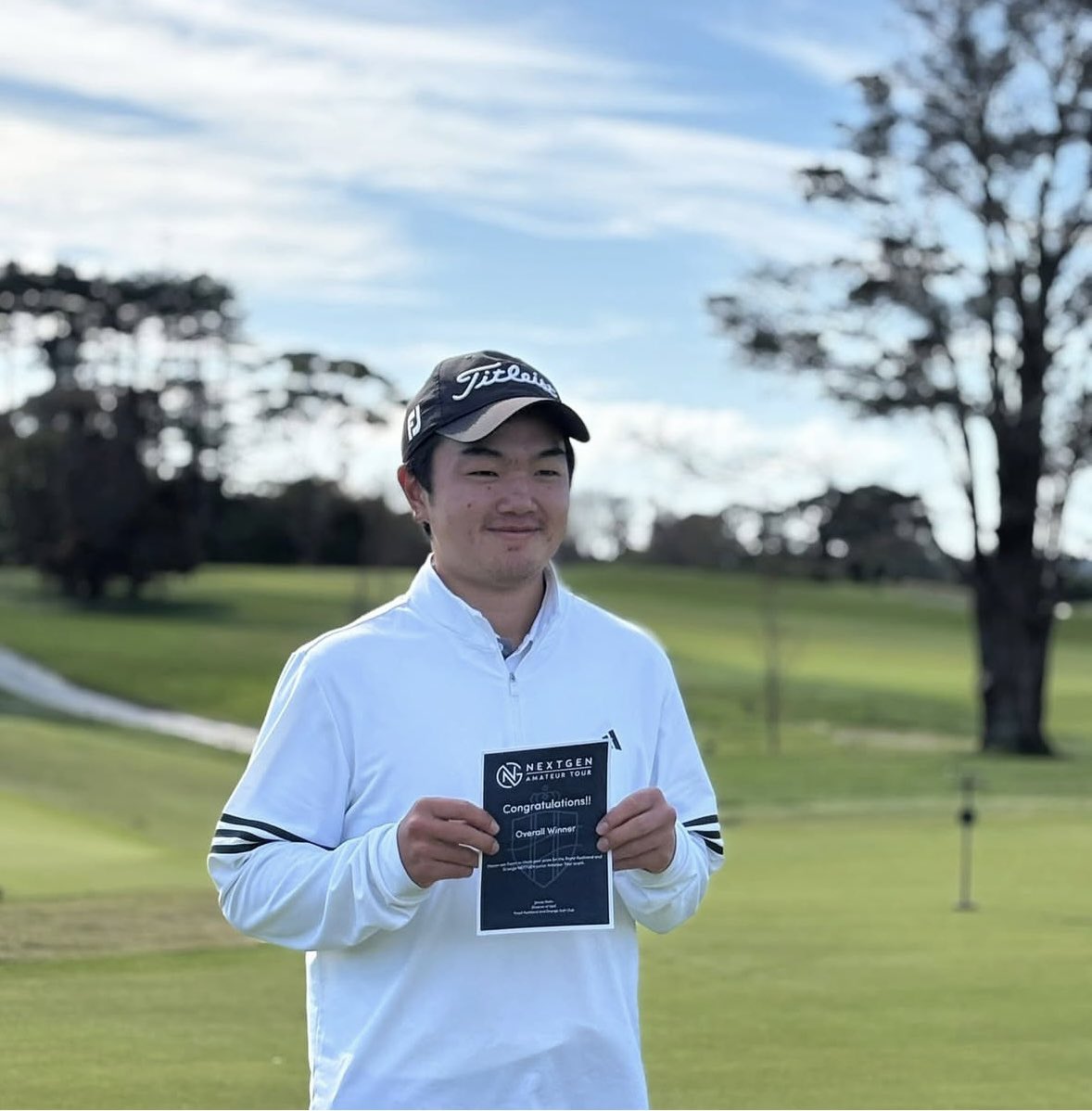 nextgenamtour's tweet photo. Just 3 weeks ago we had alumni Elvis Smylie &amp; Declan O’Donovan win professional titles on the same weekend. Now, we have current star Yuki Miya with the 36 hole lead @NZOpenGolf (@TheOpen qualifier) while Amelia Harris &amp; Ella Scaysbrook are Top 12 on @LETgolf at NSW Women’s Open. https://t.co/TRHVDJlaM5