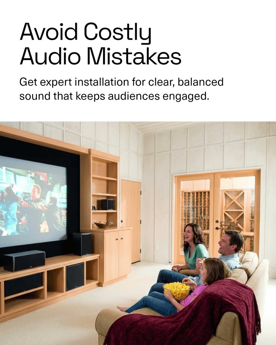 Txonsitetechs's tweet photo. Quality sound is the backbone of any event or home audio setup. Clear, balanced audio keeps audiences engaged. Don't settle for less than expert installation.

Learn how to avoid costly AV mistakes with expert help. https://t.co/WSJxYdQ9oO https://t.co/NnZQhH9HSt