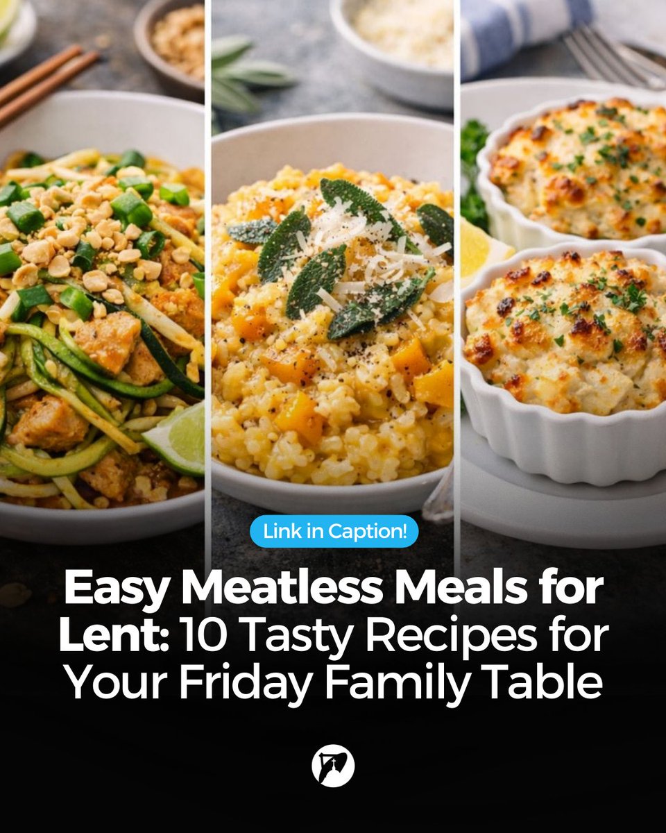 Church_POP's tweet photo. Looking for simple recipes for meatless Fridays during Lent?

EWTN released a free e-book titled “Fish on Fridays: Simple Recipes for Lent.” It includes great recipes from EWTN hosts and chefs such as Father Leo Patalinghug of Savoring Our Faith, Michael O'Neill of Explore with the Miracle Hunter, Jerry Usher of Take 2 with Jerry and Debbie, and Franciscan Missionaries of the Eternal Word chef Portia Perrucci.

Here are some meatless recipes for Lent from EWTN’s free “Fish on Fridays” e-book: https://t.co/DIM9KbR1XG