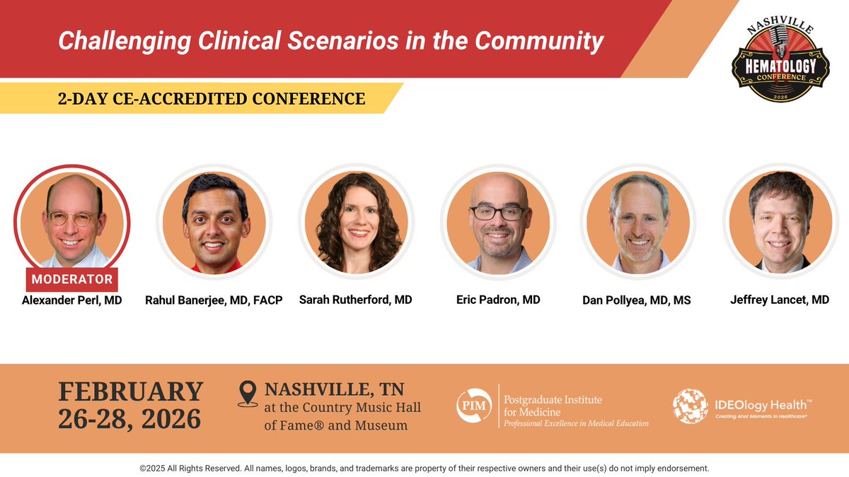 Nashville Hematology Conference tweet media