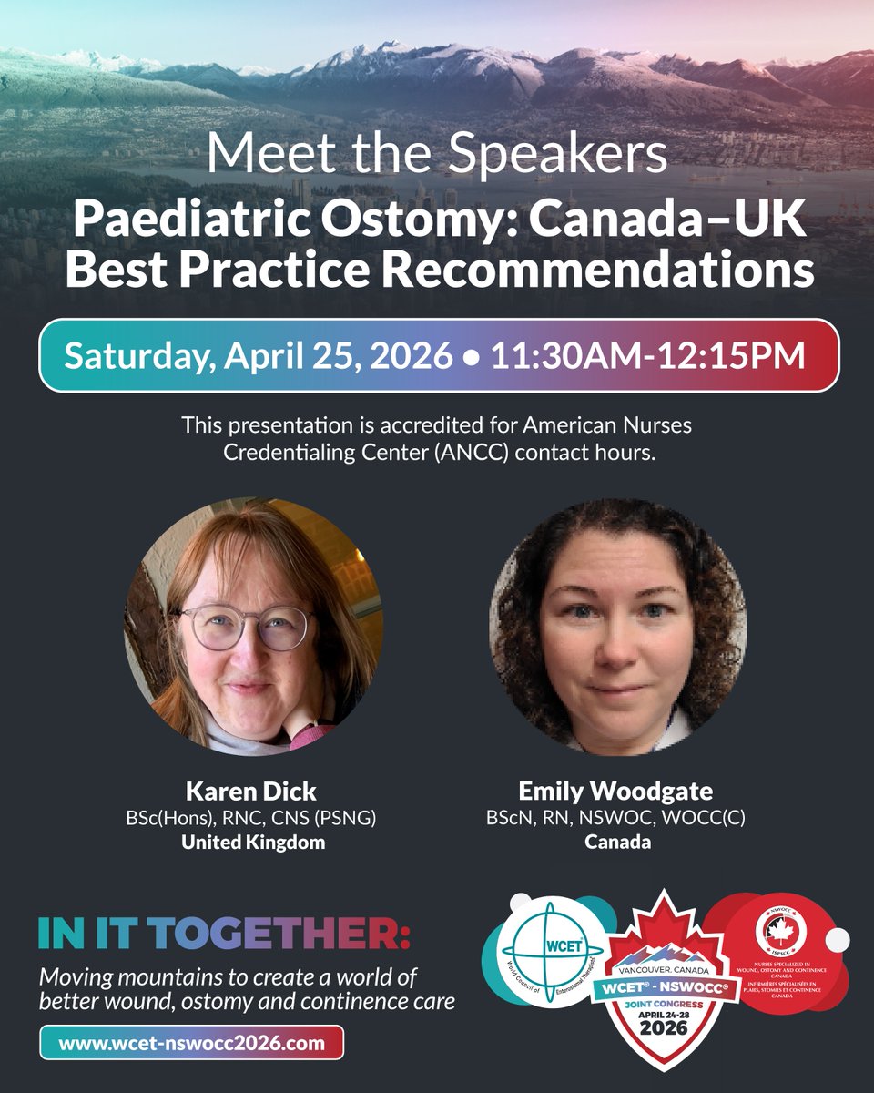 Nurses Specialized in Wound, Ostomy & Continence tweet media