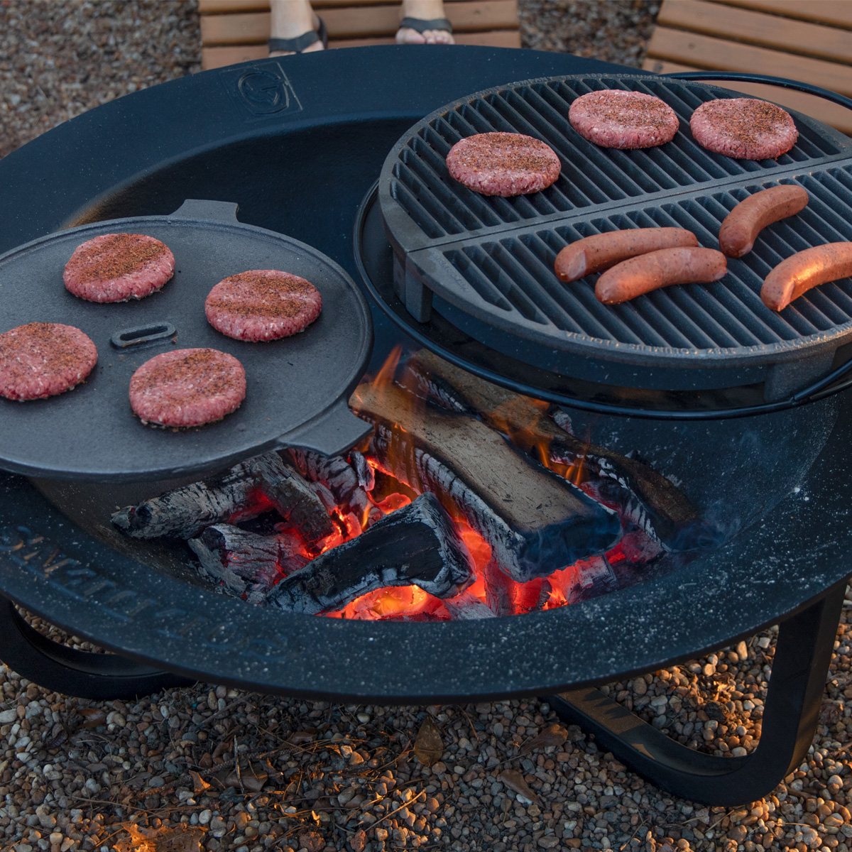 GoldensCastIron's tweet image. Be inspired with your fire pit cooking system! Create your own special recipes and enjoy the goodness! 🔥😎 Goldenscastiron.com/fire-pit-cooki…
. . . .
#firepit #firepitgrill #firepitgrilling #firepitcooking #grilling #grill #cooking #goldenscastiron #madeinusa