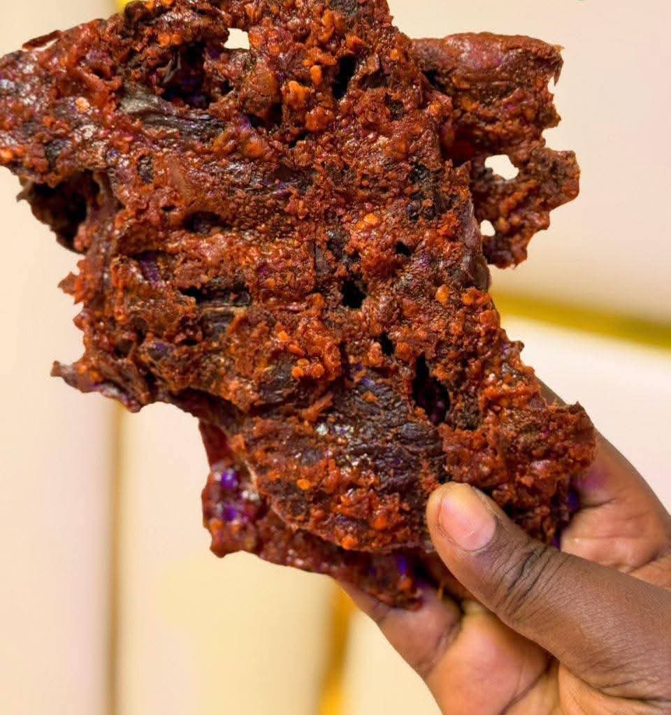 This is what many users saw at first. It looks like Kilishi.

Enjoyed it when I was in the North for NYSC orientation some years ago.

Fuck Bola Tinubu, he's wreaked Nigeria so bad. 

Wolves should not leave Aston Villa's neck for me at the #WOLAVL match