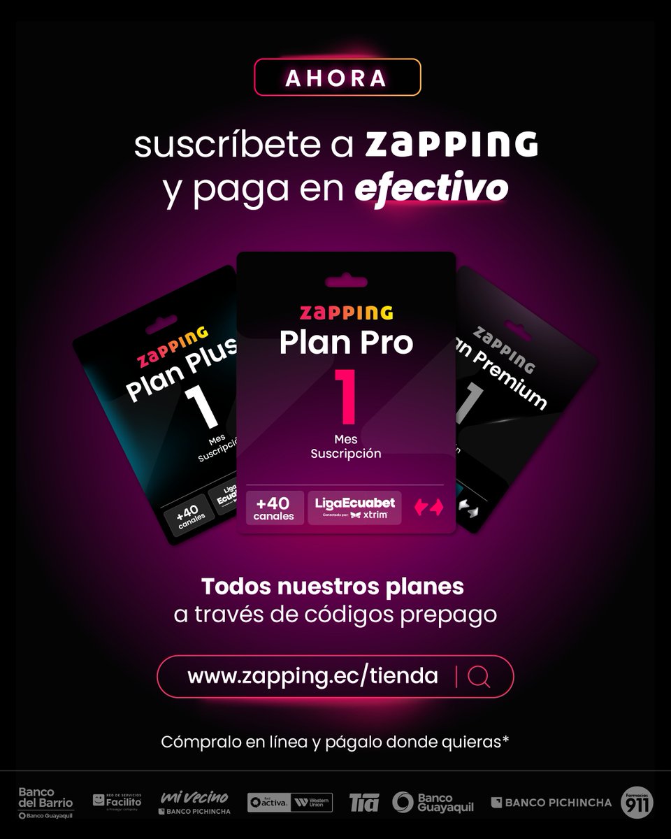 Zapping Ecuador tweet media