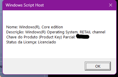 Em algum momento da vida, de usos de notebooks, logins de conta MS, minha conta absorveu uma key OEM e trasformou em retail, ou seja, tenho windows original versão de varejo de graça para sempre sem cometer nenhum crime ou ilegalidade.