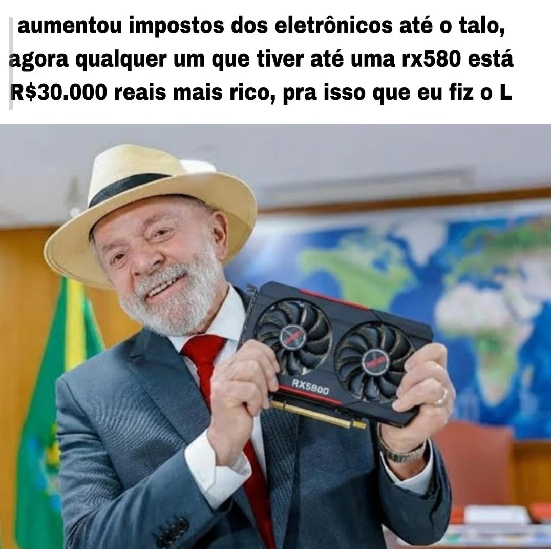 obrayan_barbosa's tweet photo. Se eu vender meu pc de 2019 vou ter que declarar ganho de capital kkkkkkkkkkkkk #gamedev #Politica #lula #ImpossibleCreatures https://t.co/MKWm2HmD1b
