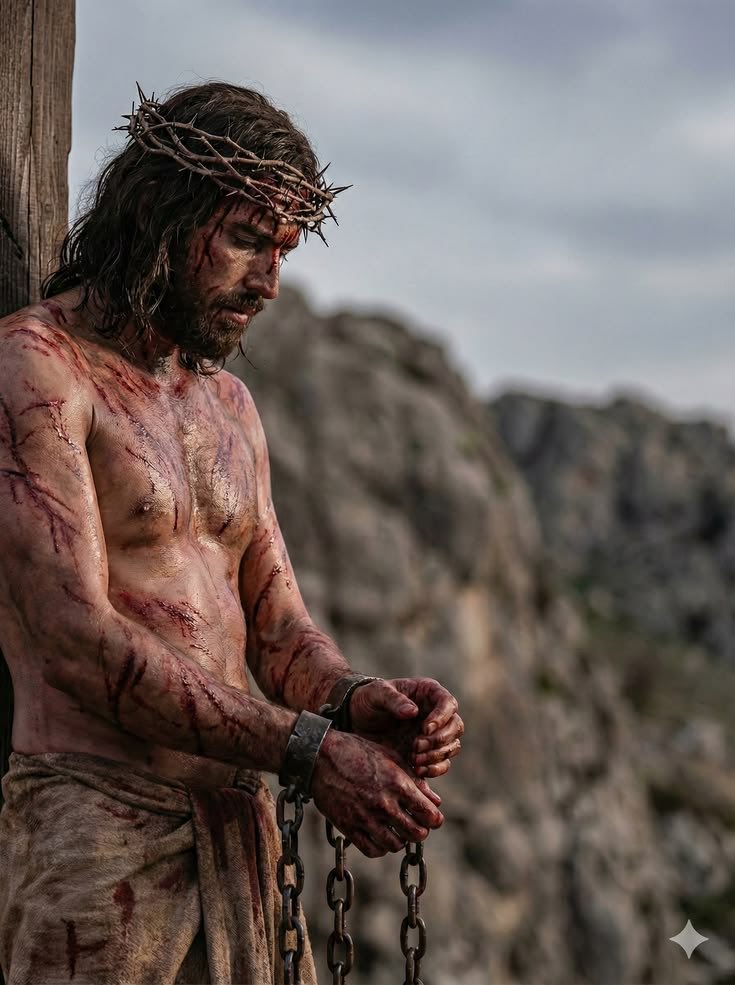 JesusCristoRe1's tweet photo. Um momento de profundo sacrifício e amor, ♥️ https://t.co/rJLdexAYcS