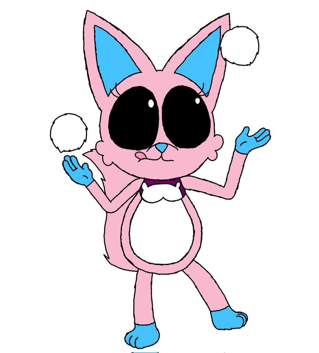 (CW: Cuddly Kitsune juggling her own boobs)

#SmilingCritters #SmilingCrittersAU #SmilingCrittersOC #CuddlyKitsune