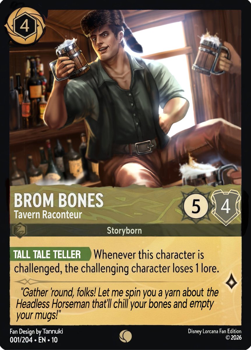 Brom Bones • #Lorcana fancard