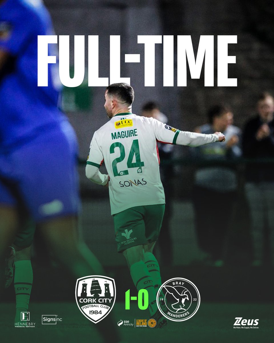 CorkCityFC's tweet photo. Seani's first half strike seals the points! 🤩

#CCFC84 🇮🇹 https://t.co/VSiPaOaBH9