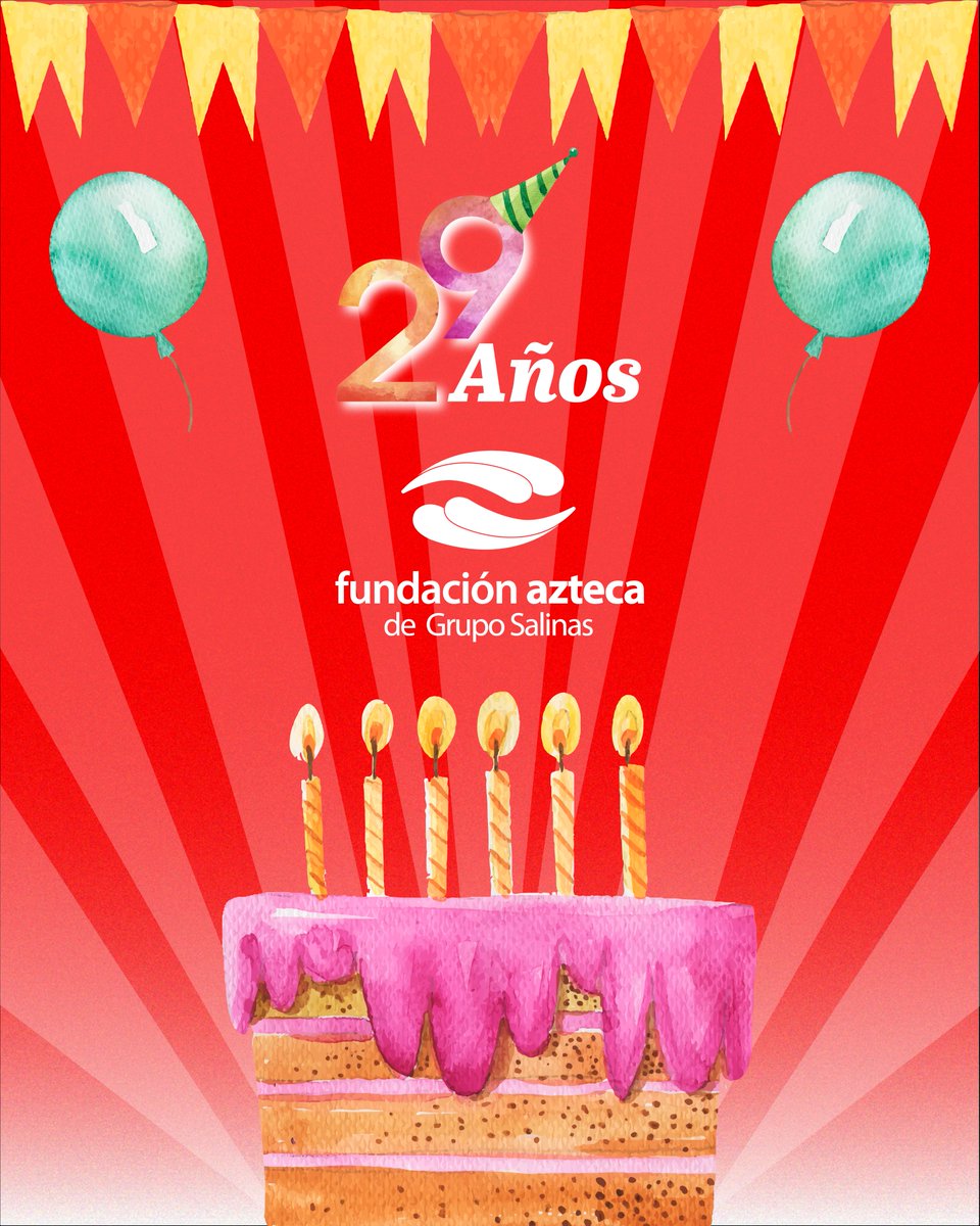 🎉 Celebramos 29 años de <a href="/FundacionAzteca/">Fundación Azteca</a>💙

Su labor en educación, cultura y valores ha transformado miles de vidas en Latinoamérica 🌎✨

Desde Fundación Azteca Honduras reconocemos su liderazgo e impacto social.

¡Felicidades por seguir construyendo esperanza! 🙌

#29Años