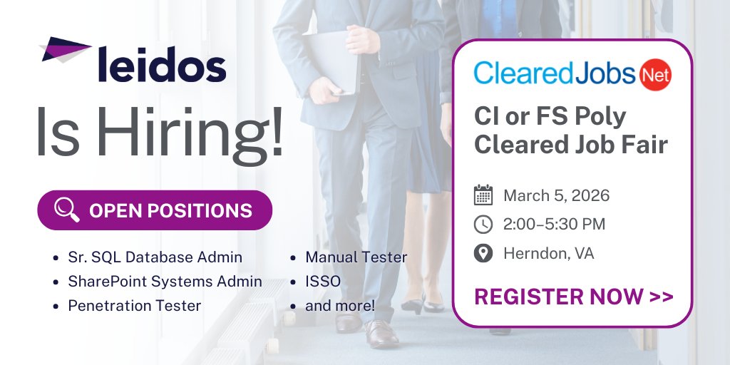 ClearedJobsNet tweet media