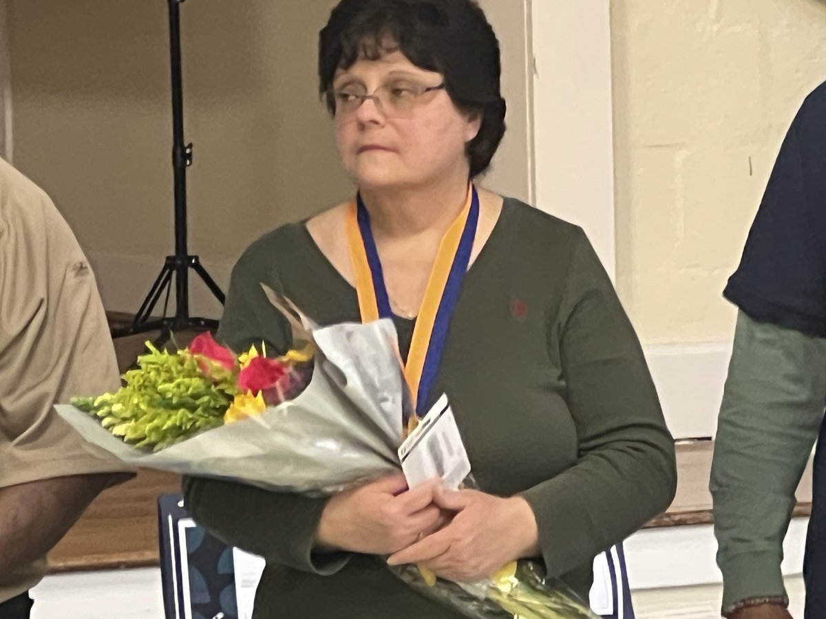 TimReidReporter's tweet photo. JUST IN: Prince George’s County Public schools paid tribute to some employees today in a special surprise. The 3 honorees Kevin Carter, Vicki Revell and Horace Avent are the longest serving security personnel with a combined 108 years of service.  
@DCNewsNow https://t.co/V6jKXYQ7Wa