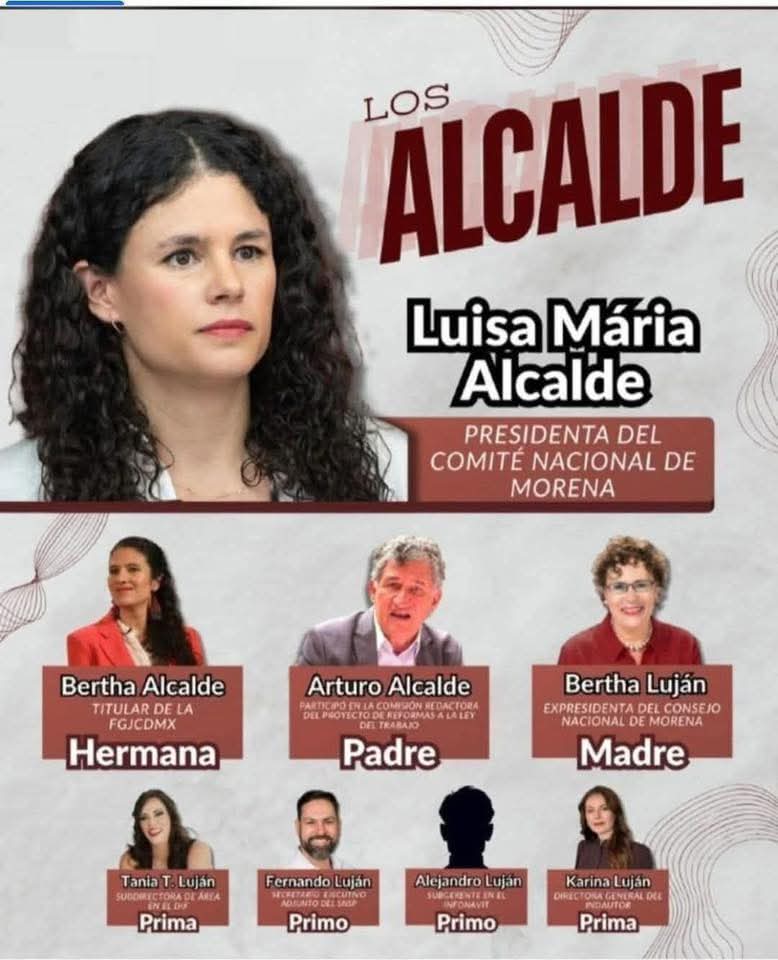 ¿Por qué no desterrar el nepotismo desde ahora?

<a href="/LuisaAlcalde/">Luisa Alcalde</a>