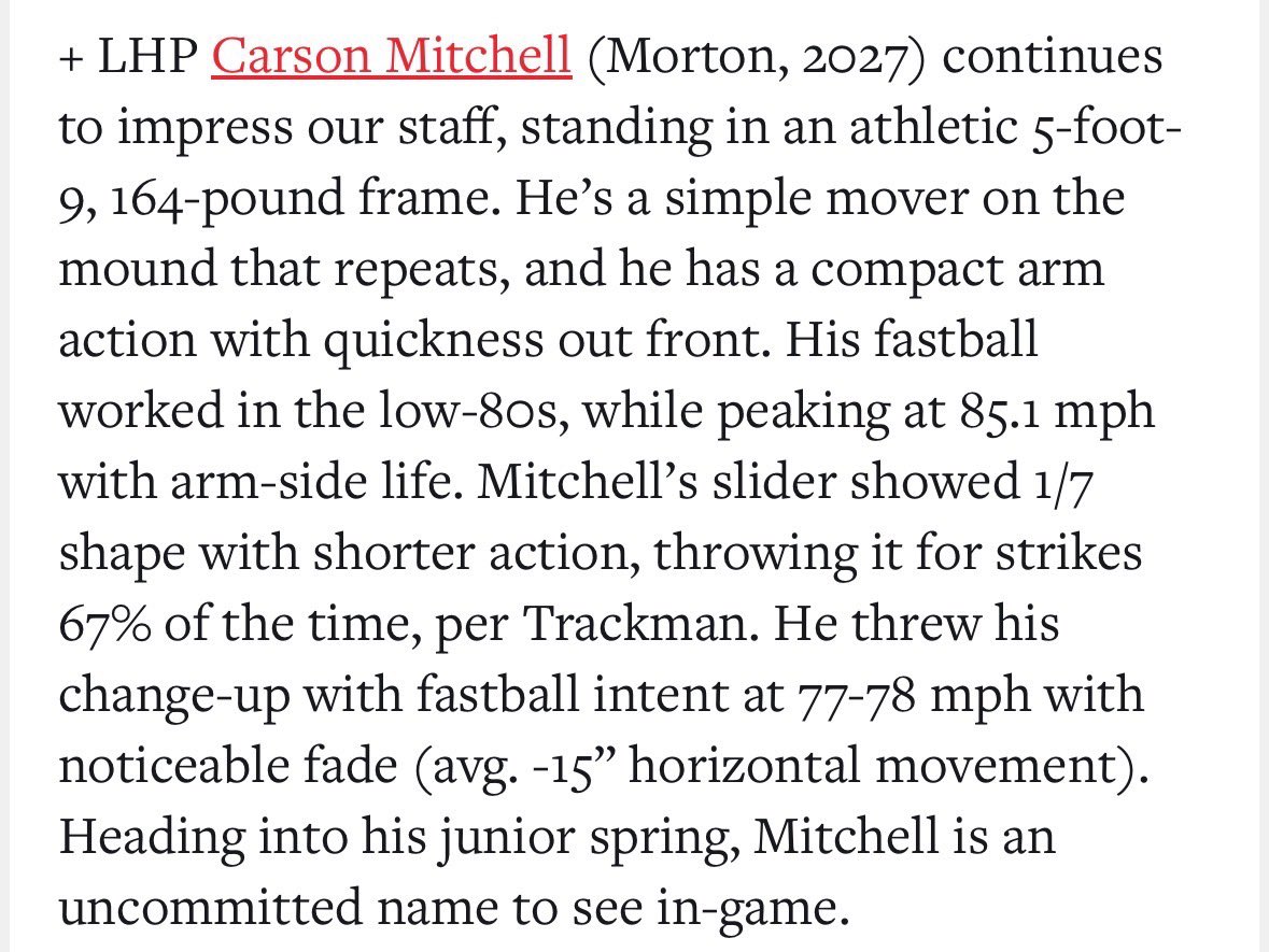 Carson Mitchell tweet media