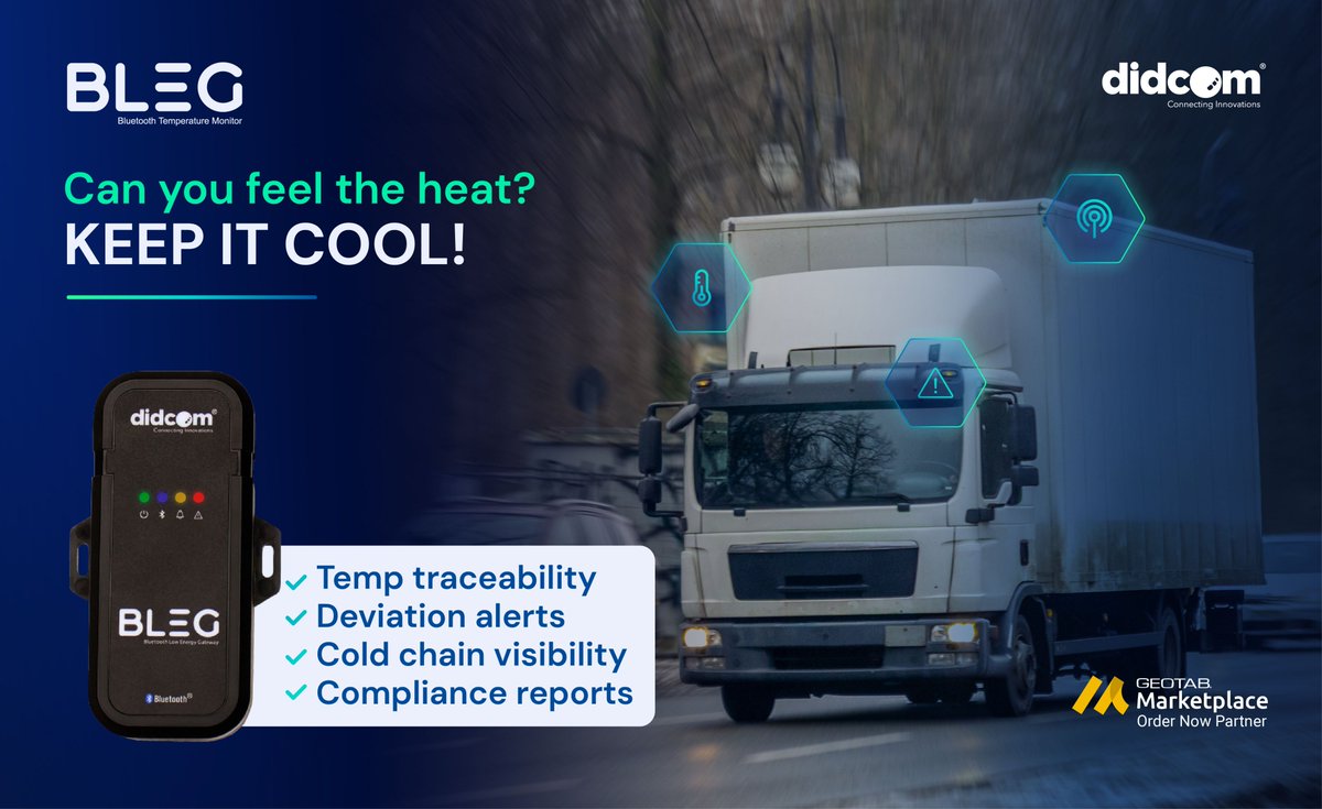 Didcom_Mx's tweet photo. In #ColdChain, every degree counts!
With #DidcomBLEG you take Temperature Monitor to a whole new level of visibility and control #TECHITtothelimit 🚀

https://t.co/NSArNEp0NU https://t.co/41caUeeQro